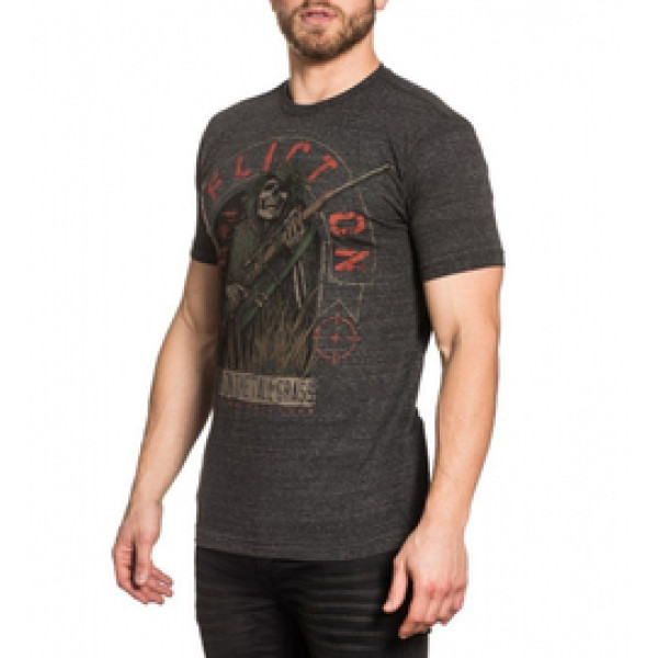 Футболка Affliction Tall Grass Black