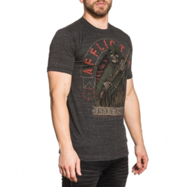 Футболка Affliction Tall Grass Black