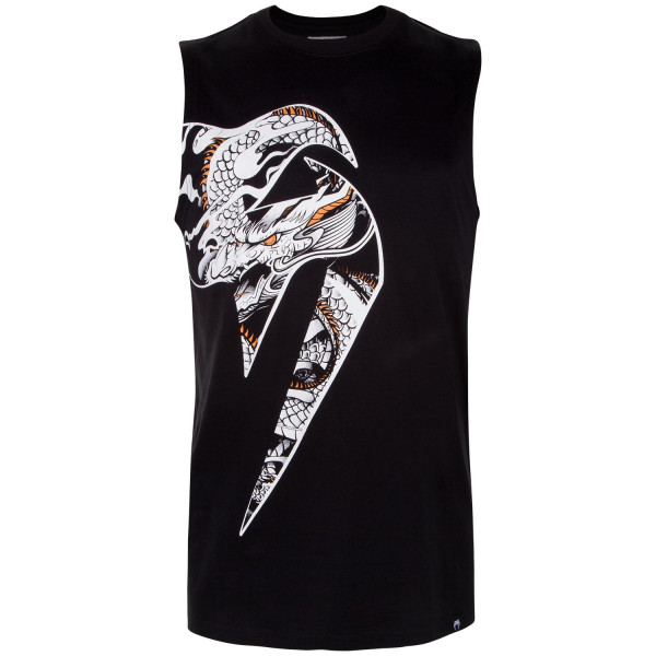 Майка Venum Giant x Dragon Tank Top Black White