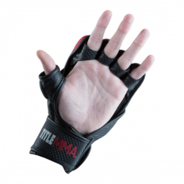 Перчатки для MMA Title Command Training Gloves Black Red