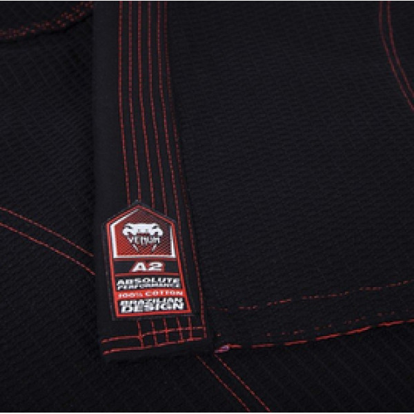 Кимоно для джиу-джитсу Venum Absolute 2.0 Crimson Viper BJJ GI Gold Weave