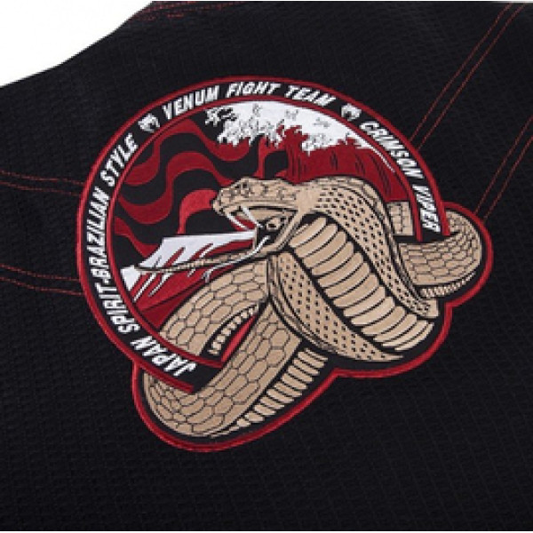Кимоно для джиу-джитсу Venum Absolute 2.0 Crimson Viper BJJ GI Gold Weave