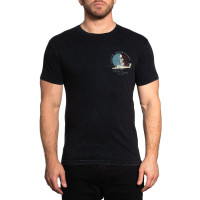 Футболка Affliction FD Whirlwind Black Lava Wash