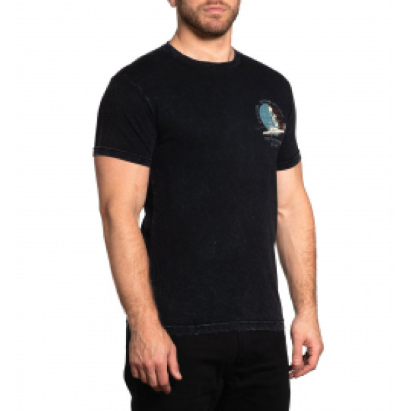 Футболка Affliction FD Whirlwind Black Lava Wash