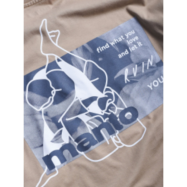 Лонгслив MANTO Ruin Beige