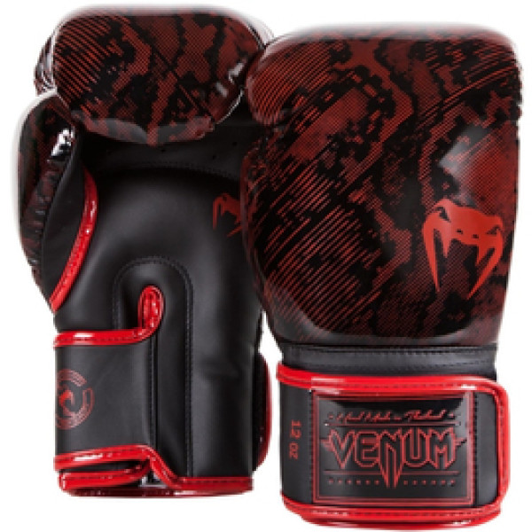 Боксерские перчатки Venum Fusion Boxing Gloves Red Black