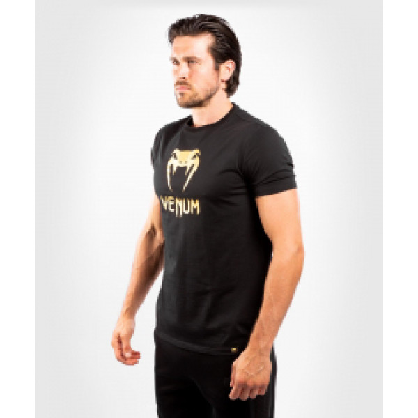 Футболка Venum Classic T-Shirt Black Gold
