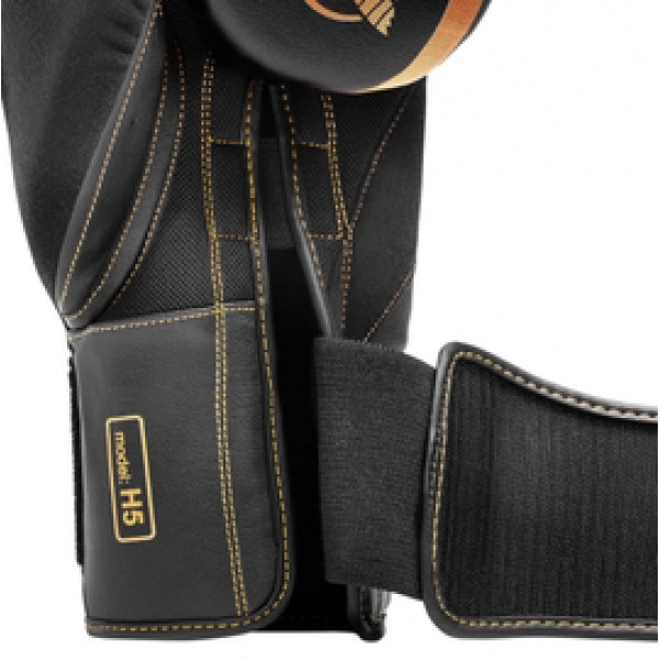 Боксерские перчатки Hayabusa H5 Boxing Gloves Black Gold