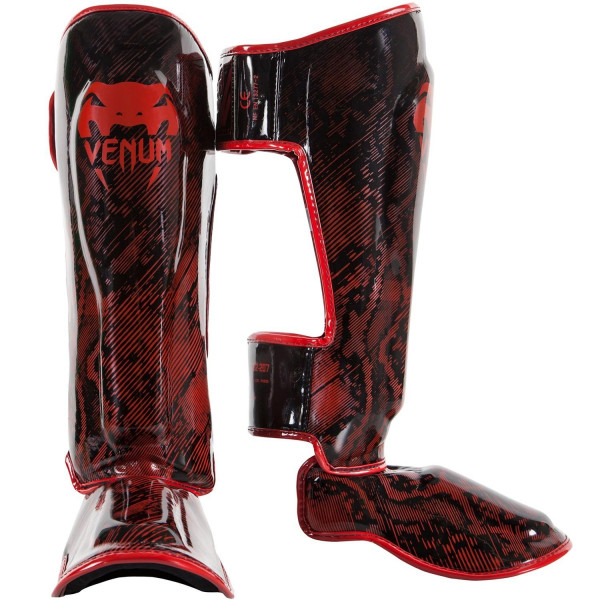 Защита голени Venum Fusion Shinguards Red Black