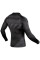 Компрессионная футболка Venum AMRAP Compression T-shirt Long Sleeves Black Grey