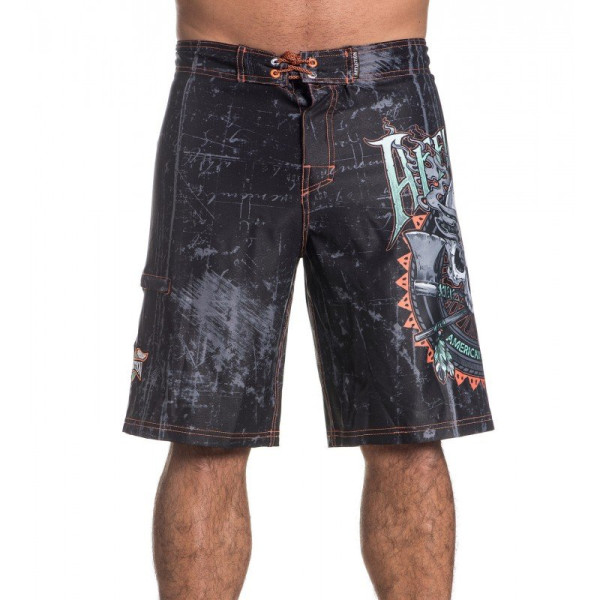 Шорты Affliction Cherokee Boardshort Black