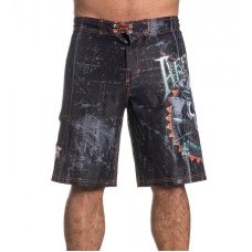 Шорты Affliction Cherokee Boardshort Black