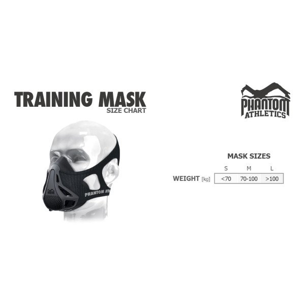 Тренировочная маска Phantom Training Mask Silver