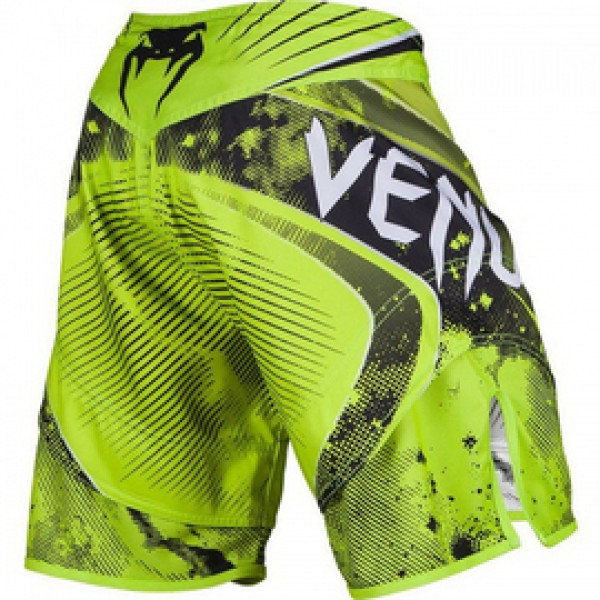 Шорты Venum Galactic Fightshorts Neo Yellow