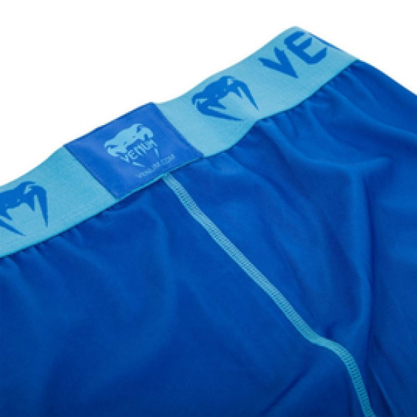 Компрессионные штаны Venum Fusion Compression Spats Blue
