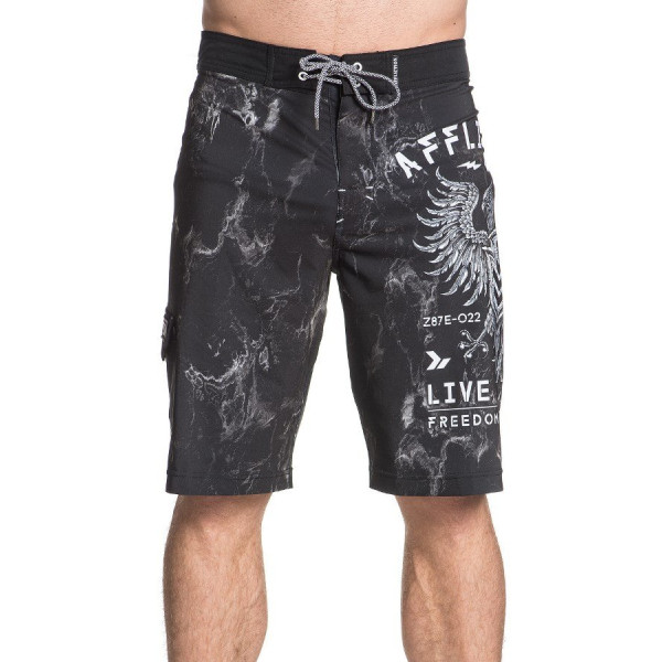 Шорты Affliction Value Freedom Boardshort Black