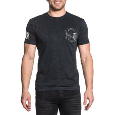 Футболка Affliction Pierced Black Lava Wash