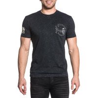 Футболка Affliction Pierced Black Lava Wash