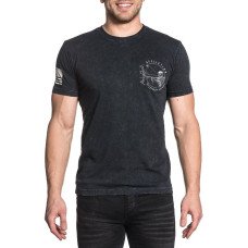 Футболка Affliction Pierced Black Lava Wash