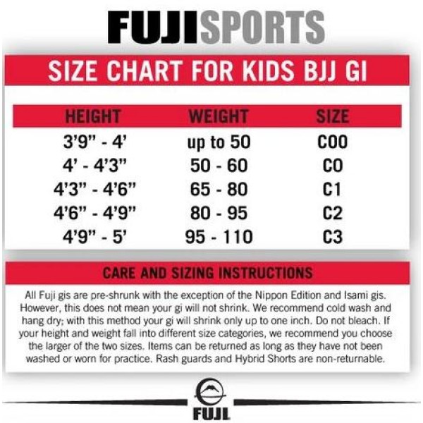 Кимоно Fuji All Around Kids Gi Black