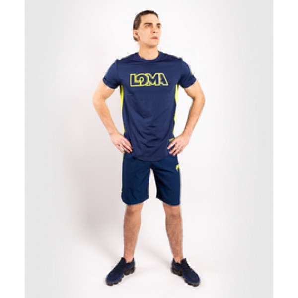 Футболка Venum Origins Dry Tech Loma Edition Blue Yellow