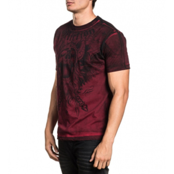 Футболка Affliction Crusher T-Shirt Red