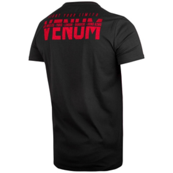 Футболка Venum Signature T-shirt Short Sleeves Black Red