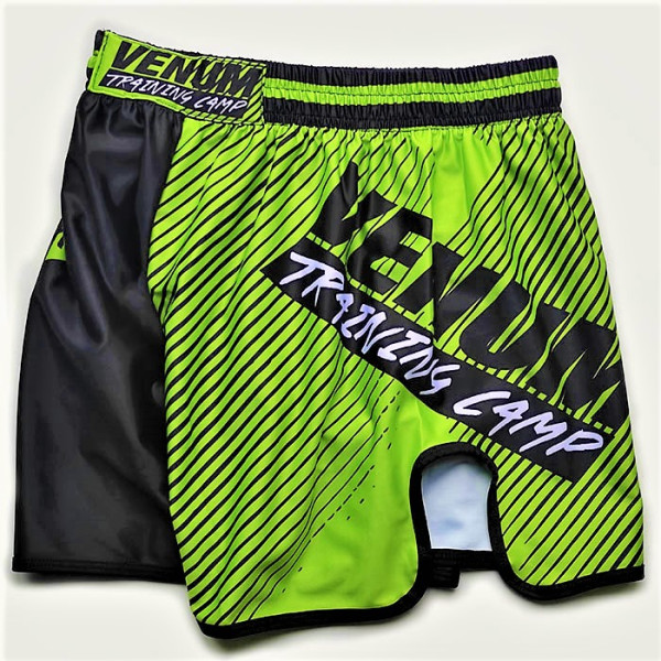 Шорты Venum Training Camp Muai Thai Shorts Black Neo Yellow