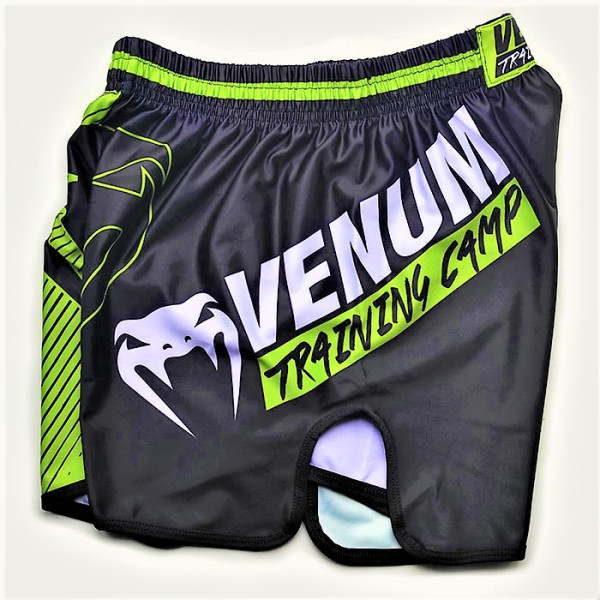 Шорты Venum Training Camp Muai Thai Shorts Black Neo Yellow