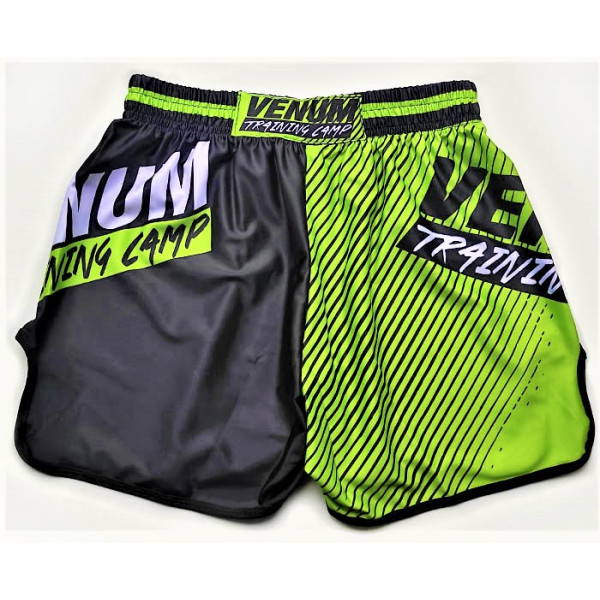 Шорты Venum Training Camp Muai Thai Shorts Black Neo Yellow
