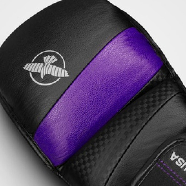 Гибридные перчатки для MMA Hayabusa T3 7oz Hybrid Gloves - Black Purple