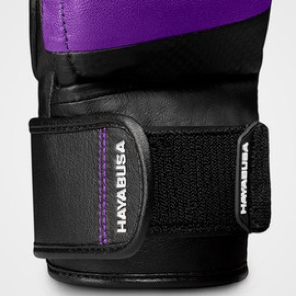 Гибридные перчатки для MMA Hayabusa T3 7oz Hybrid Gloves - Black Purple