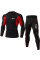 Компрессионные штаны Artix Red Stripes