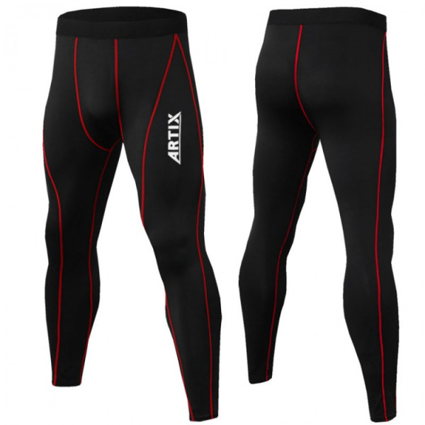 Компрессионные штаны Artix Red Stripes