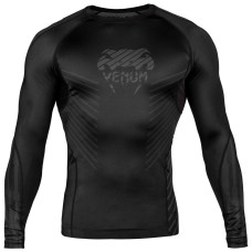 Рашгард Venum Plasma Rashguard Long Sleeves Black Black