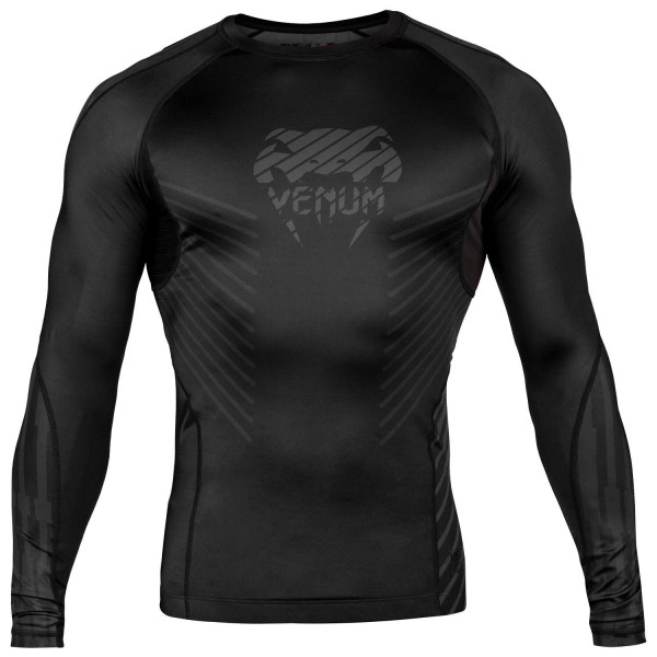 Рашгард Venum Plasma Rashguard Long Sleeves Black Black