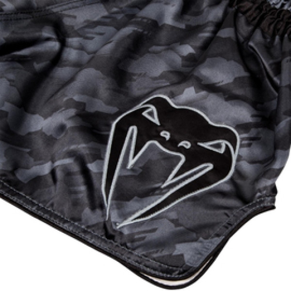 Шорты для тайского бокса Venum Tecmo Muay Thai Shorts Dark Grey