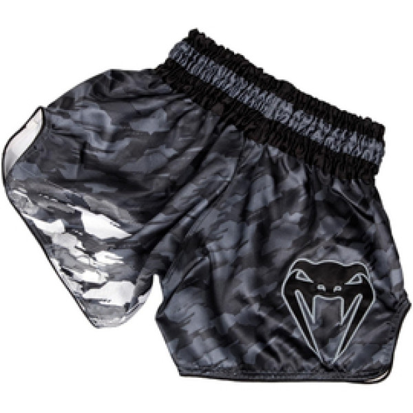 Шорты для тайского бокса Venum Tecmo Muay Thai Shorts Dark Grey