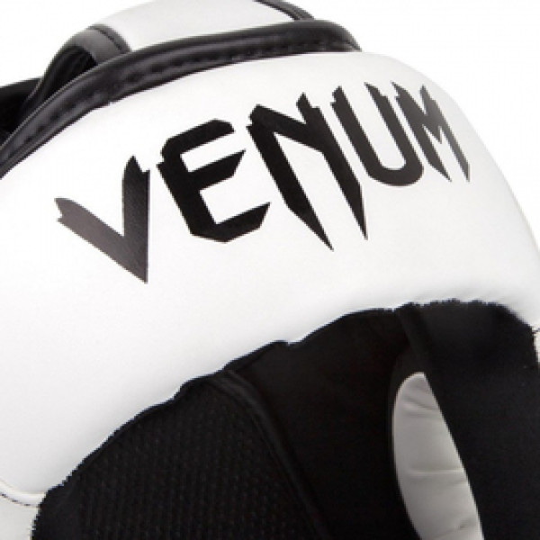 Шлем Venum Elite Headgear White Black