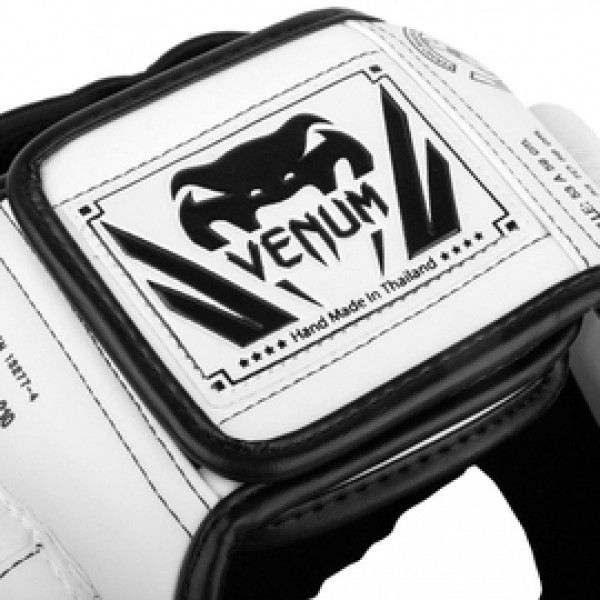 Шлем Venum Elite Headgear White Black
