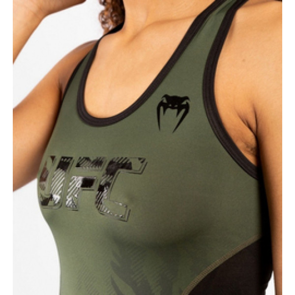 Женская майка Venum Official UFC Fight Week Dry Tech Khaki