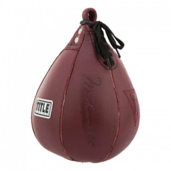 Пневматическая груша TITLE Ali Authentic Leather Speed Bag