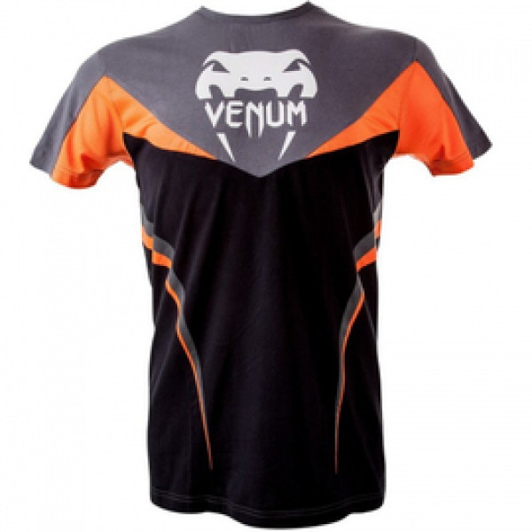 Футболка Venum Shockwave 3 T-Shirt Black Orange
