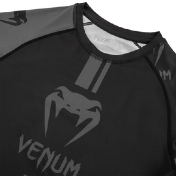 Рашгард Venum Logos Rashguard Long Sleeves Black Black