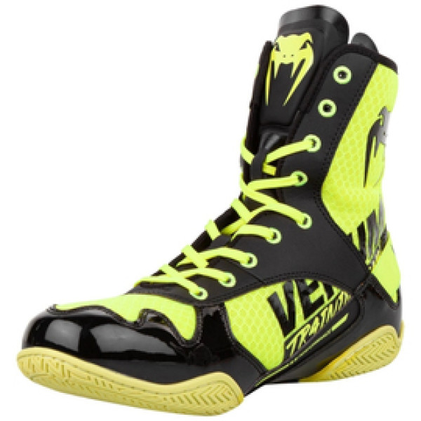 Боксерки Venum Elite VTC 2 Edition Boxing Shoes Neo Yellow Black