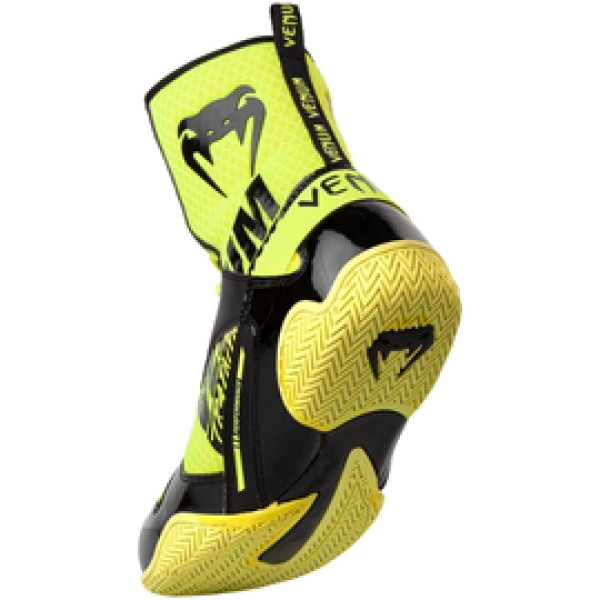 Боксерки Venum Elite VTC 2 Edition Boxing Shoes Neo Yellow Black