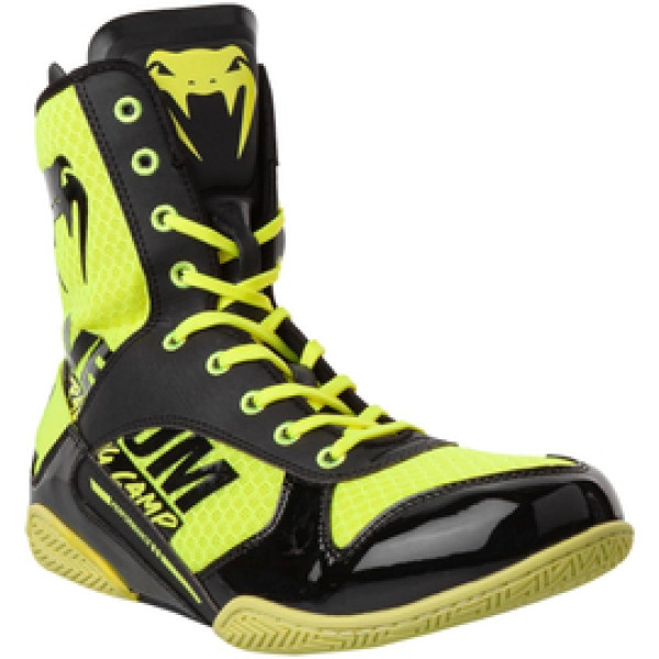 Боксерки Venum Elite VTC 2 Edition Boxing Shoes Neo Yellow Black