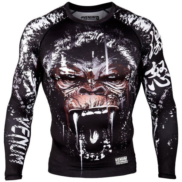 Рашгард Venum Gorilla Rashguard Long Sleeves Black