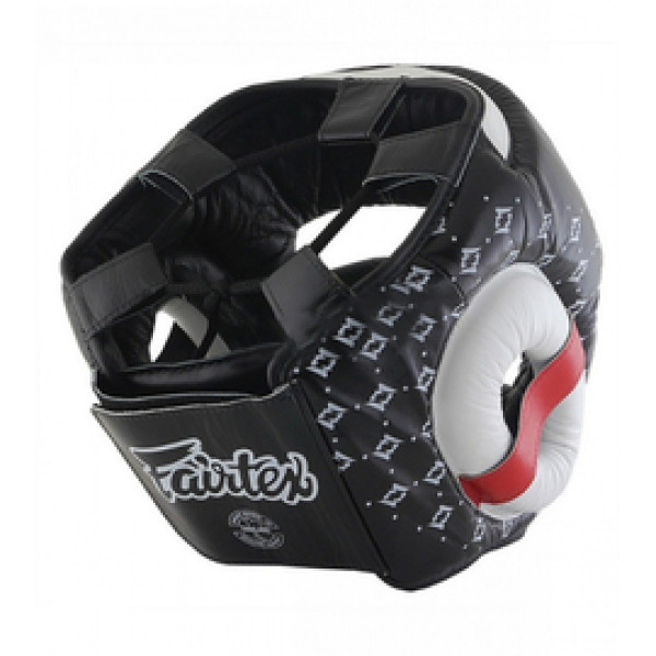 Боксерский шлем Fairtex HG10 Super Sparing Black