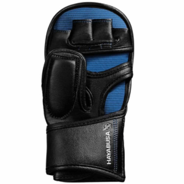 Гибридные перчатки для MMA Hayabusa T3 7oz Hybrid Gloves - Black Blue